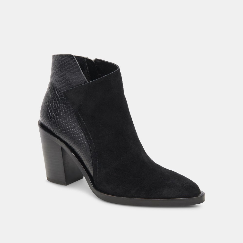 Dolce Vita Deena Booties Black Multi Suede