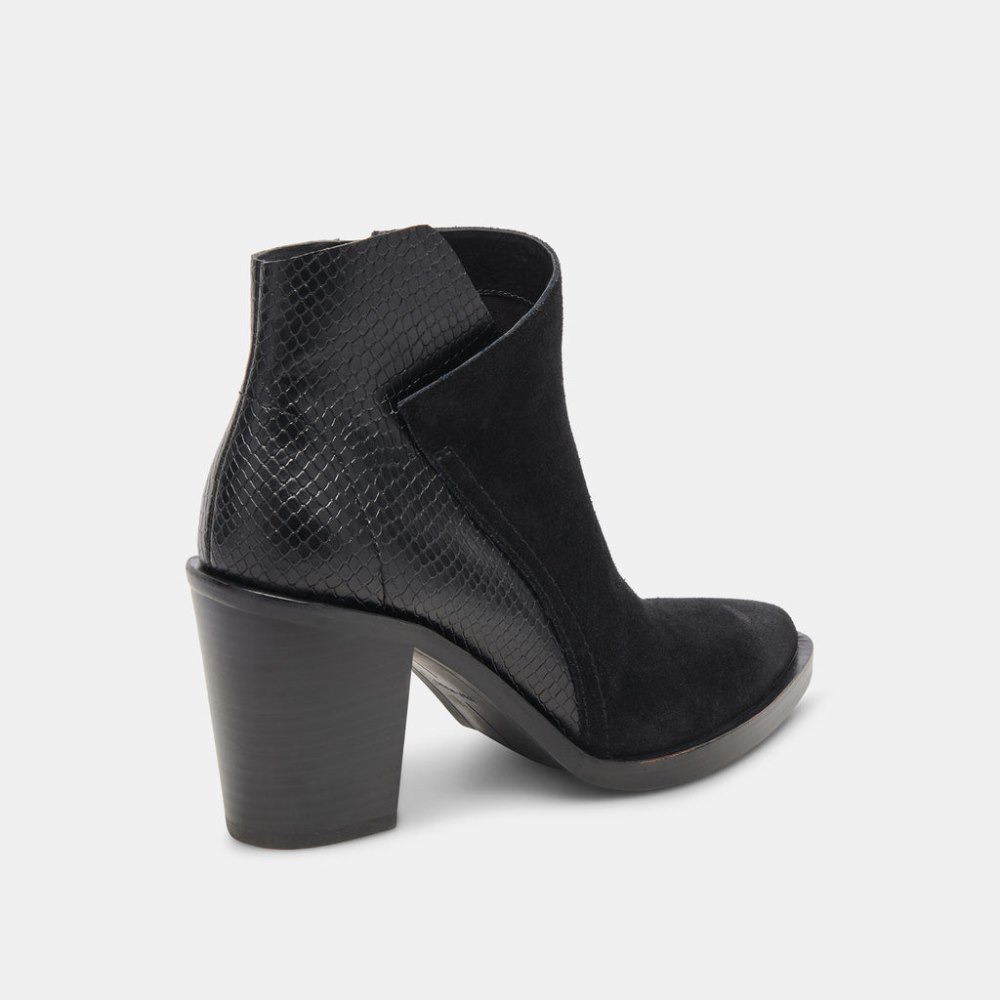 Dolce Vita Deena Booties Black Multi Suede