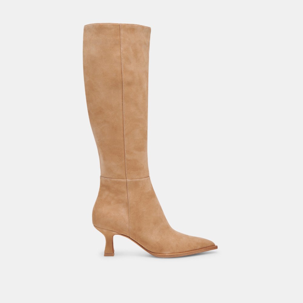 Dolce Vita Auggie Boots Camel Suede