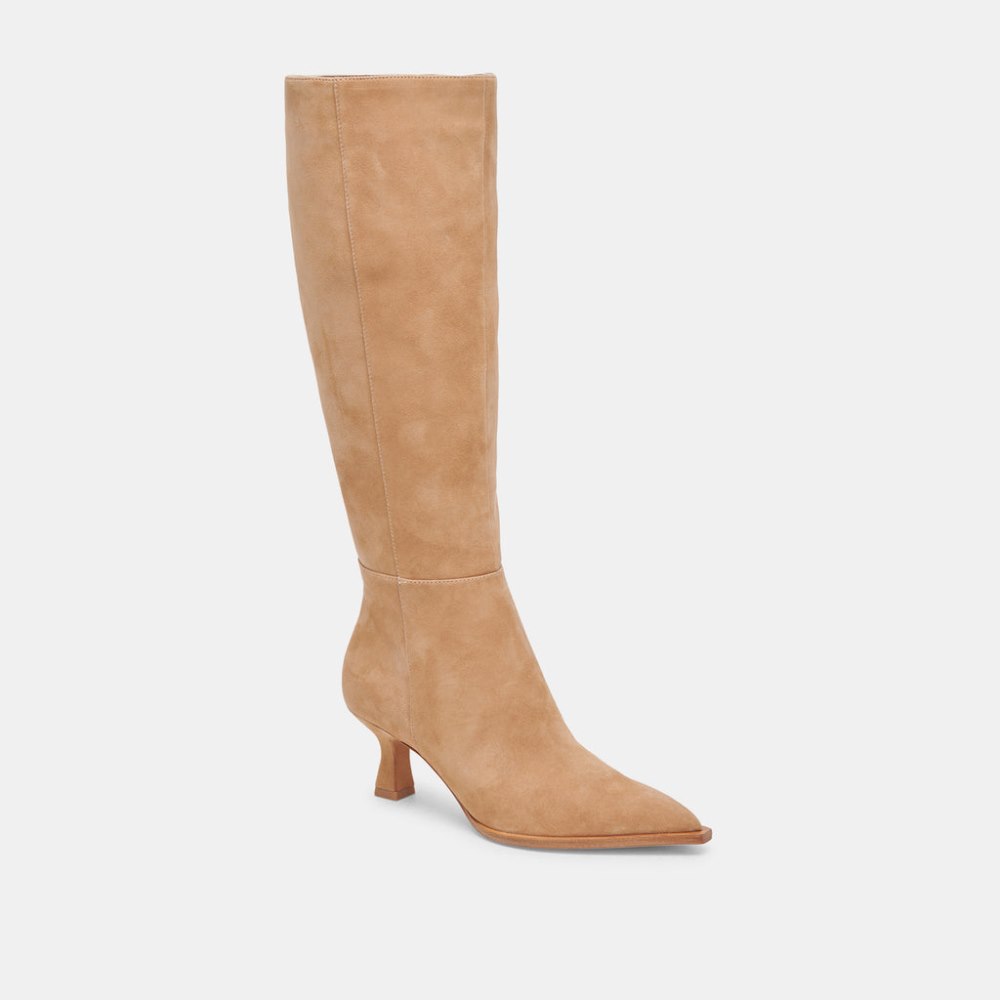 Dolce Vita Auggie Boots Camel Suede
