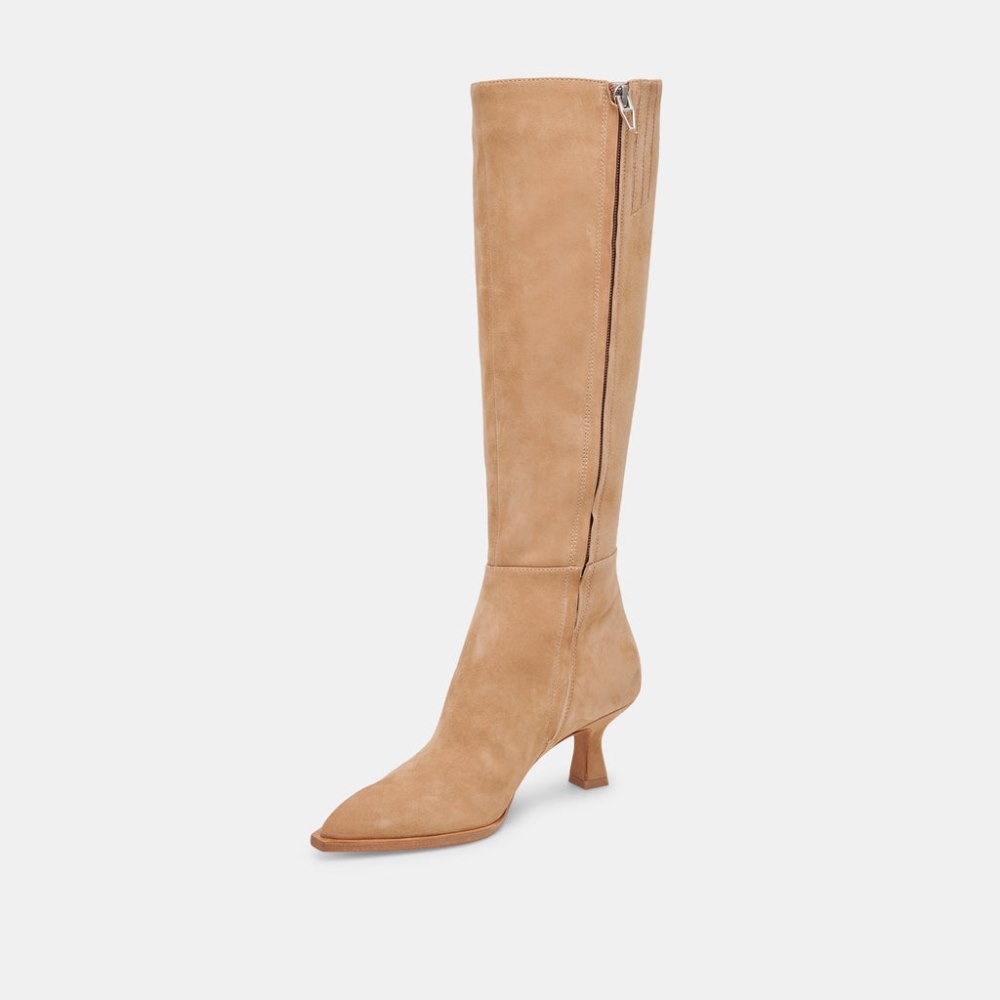 Dolce Vita Auggie Boots Camel Suede