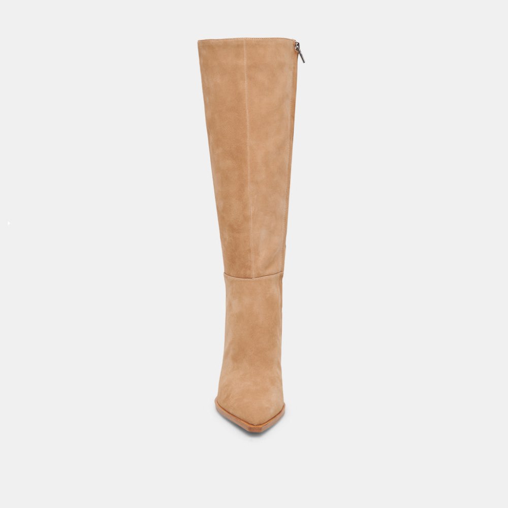 Dolce Vita Auggie Boots Camel Suede