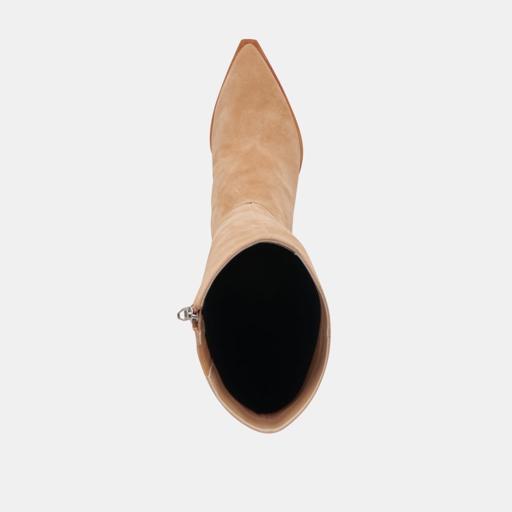 Dolce Vita Auggie Boots Camel Suede