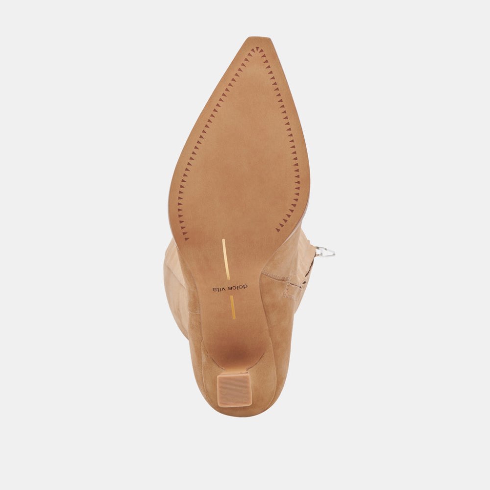 Dolce Vita Auggie Boots Camel Suede