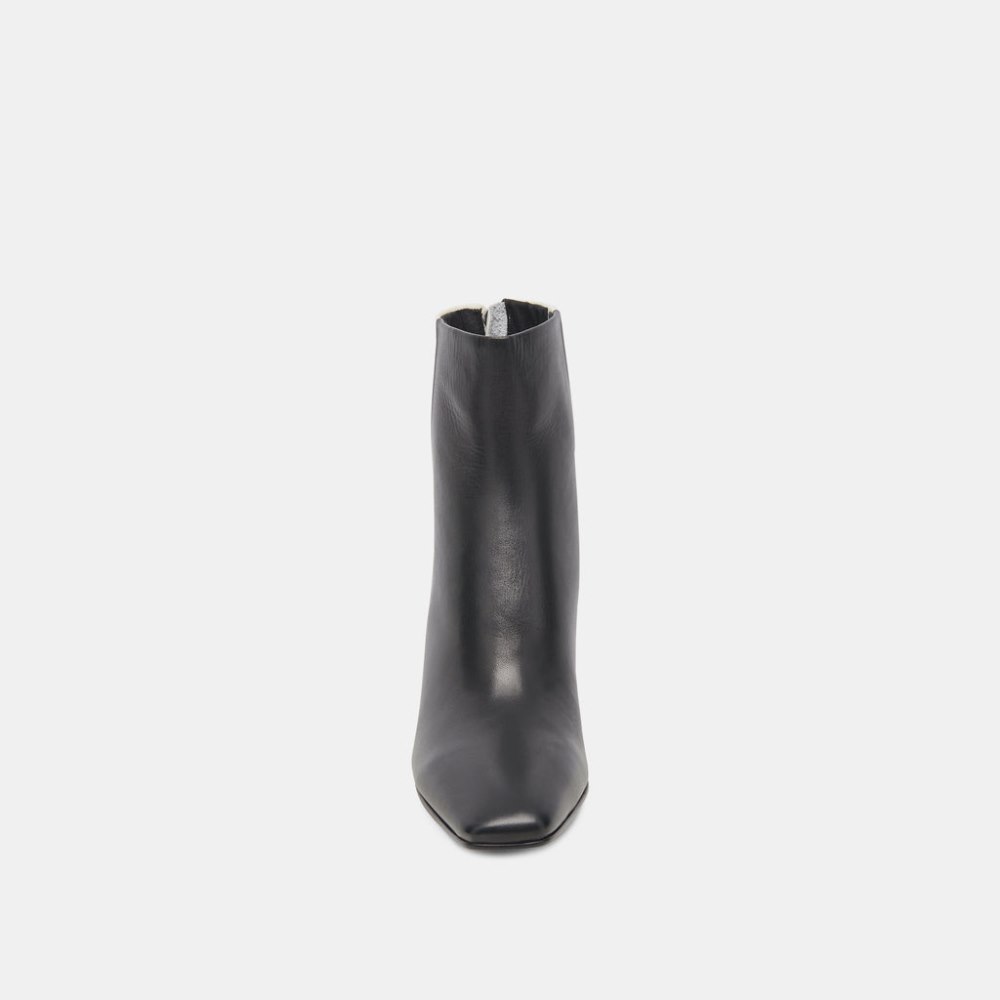 Dolce Vita Fifi H2o Wide Booties Black White Leather