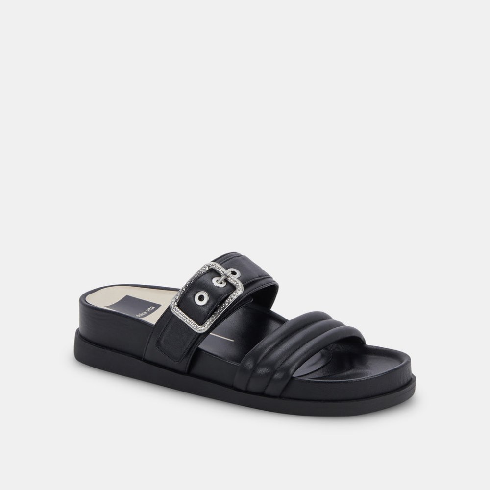 Dolce Vita Shaila Sandals Black Leather