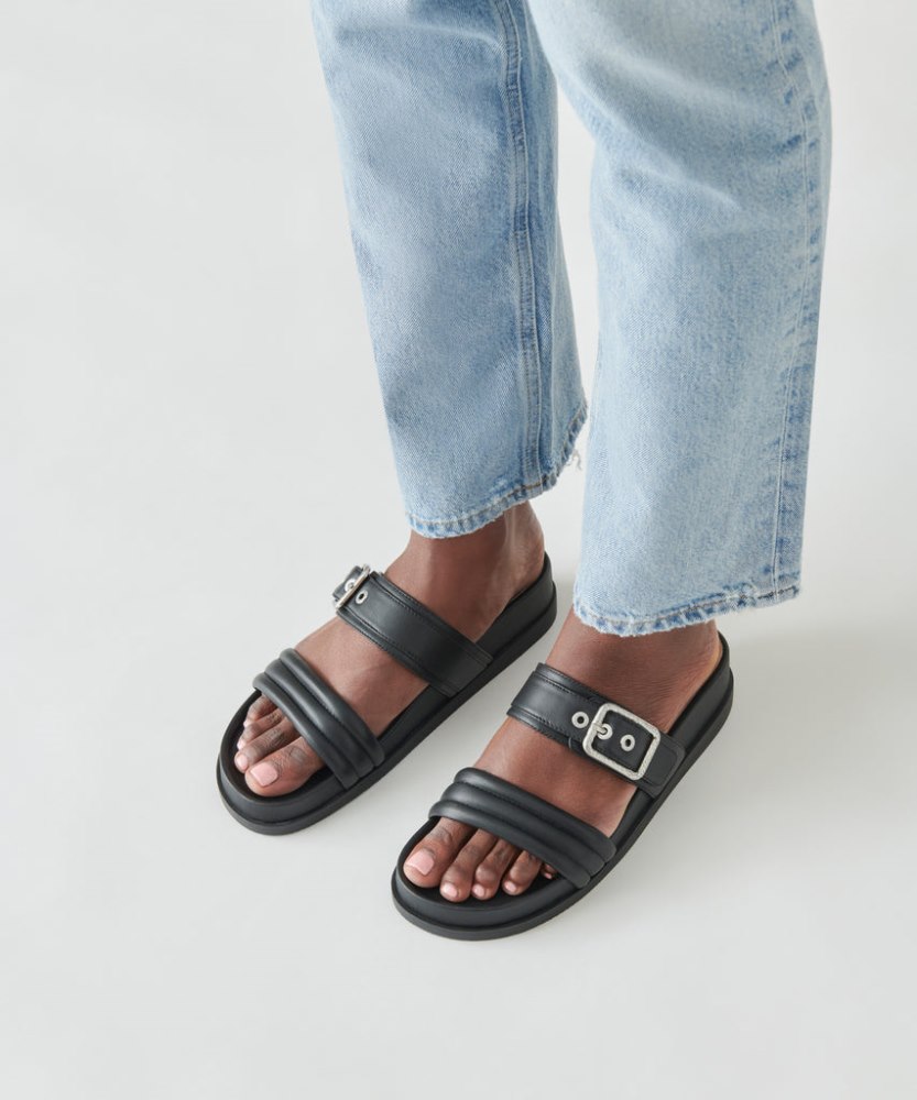 Dolce Vita Shaila Sandals Black Leather