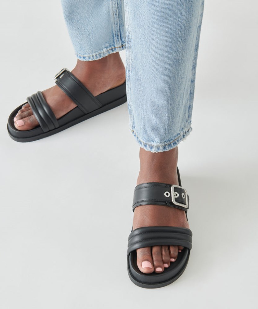 Dolce Vita Shaila Sandals Black Leather