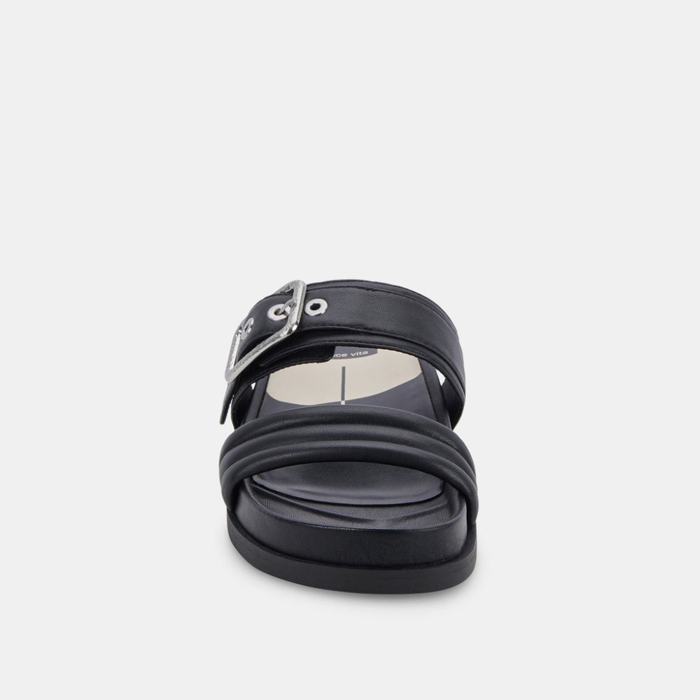 Dolce Vita Shaila Sandals Black Leather