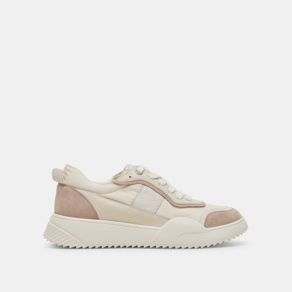 Dolce Vita Lavine Sneakers Ivory Multi Nylon