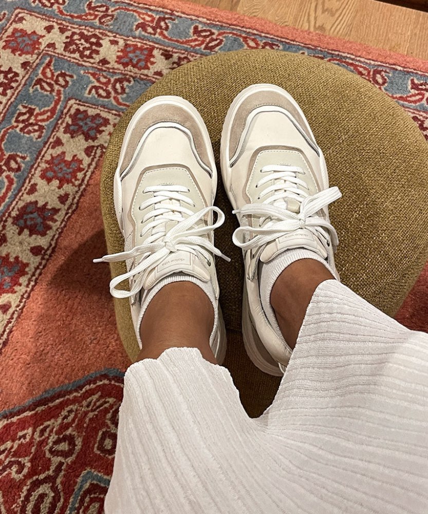 Dolce Vita Lavine Sneakers Ivory Multi Nylon