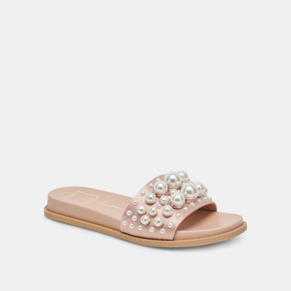 Dolce Vita Gabbi Pearl Sandals Blush Pearls