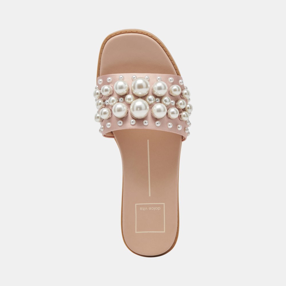 Dolce Vita Gabbi Pearl Sandals Blush Pearls
