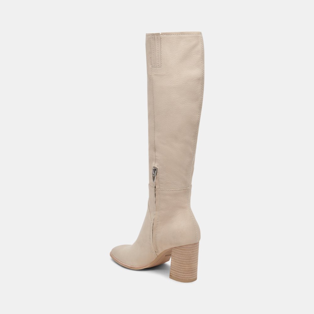 Dolce Vita Fynn Wide Calf Boots Sand Nubuck