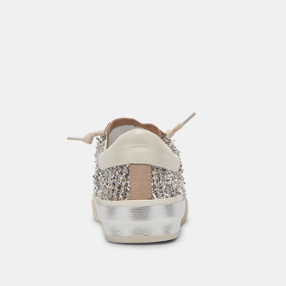 Dolce Vita Zina Sneakers Dk Silver Multi Woven