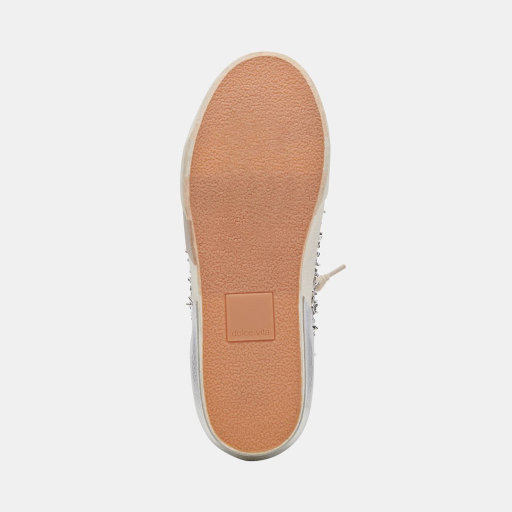 Dolce Vita Zina Sneakers Dk Silver Multi Woven