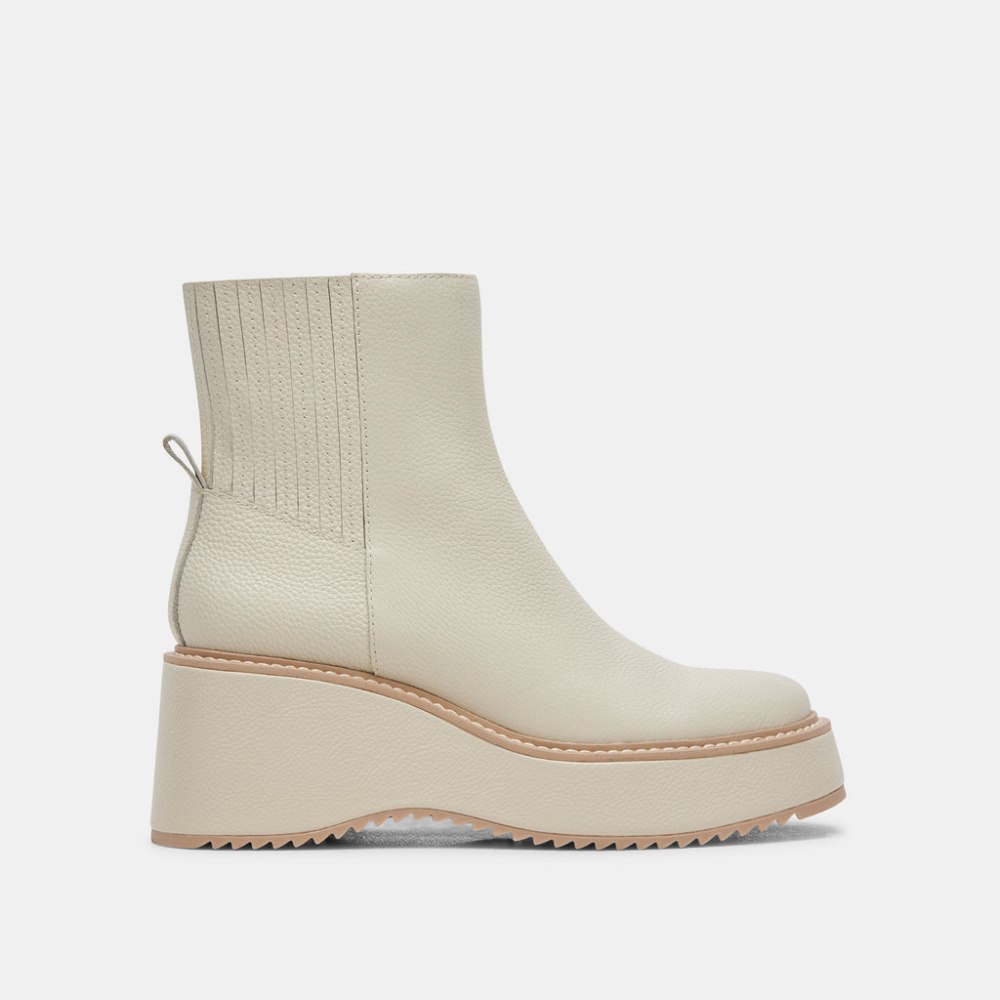 Dolce Vita Hilde Boots Ivory Leather