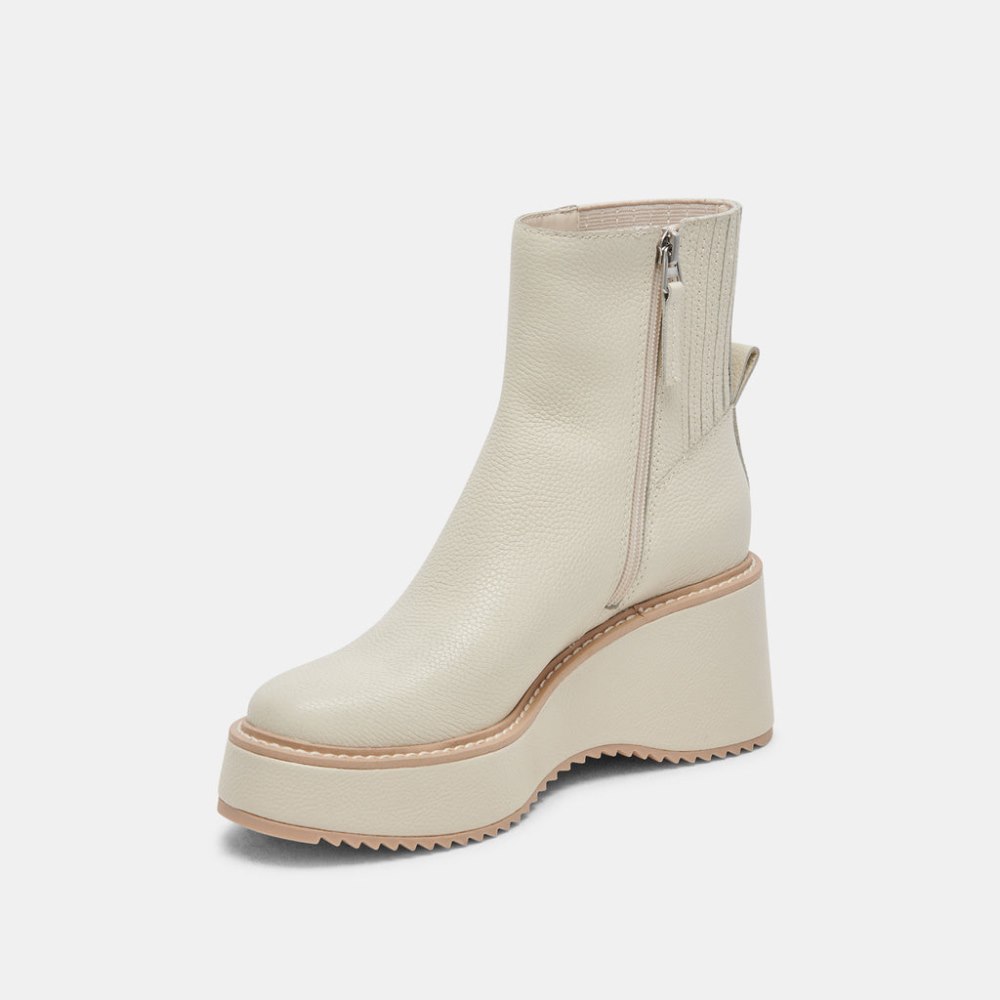 Dolce Vita Hilde Boots Ivory Leather