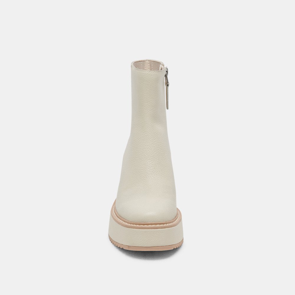 Dolce Vita Hilde Boots Ivory Leather