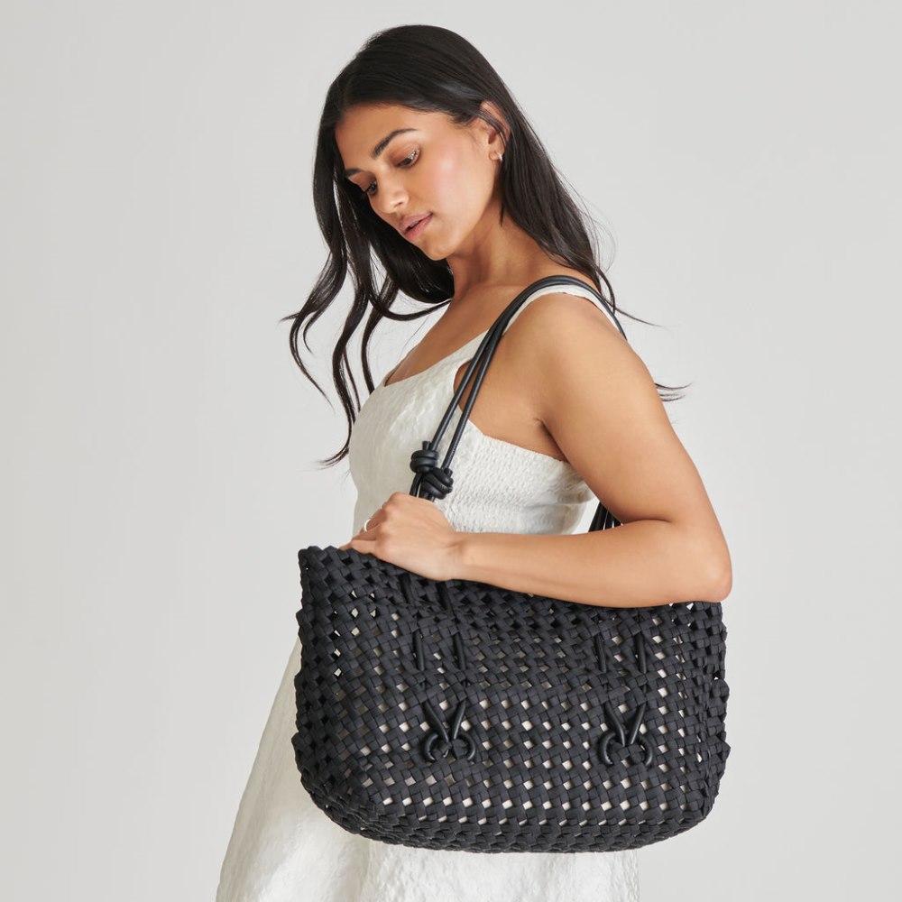 Dolce Vita Logan Tote Black Woven