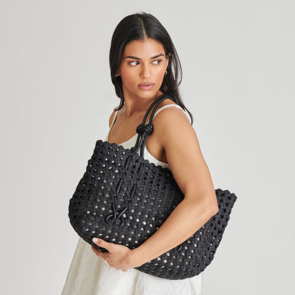 Dolce Vita Logan Tote Black Woven