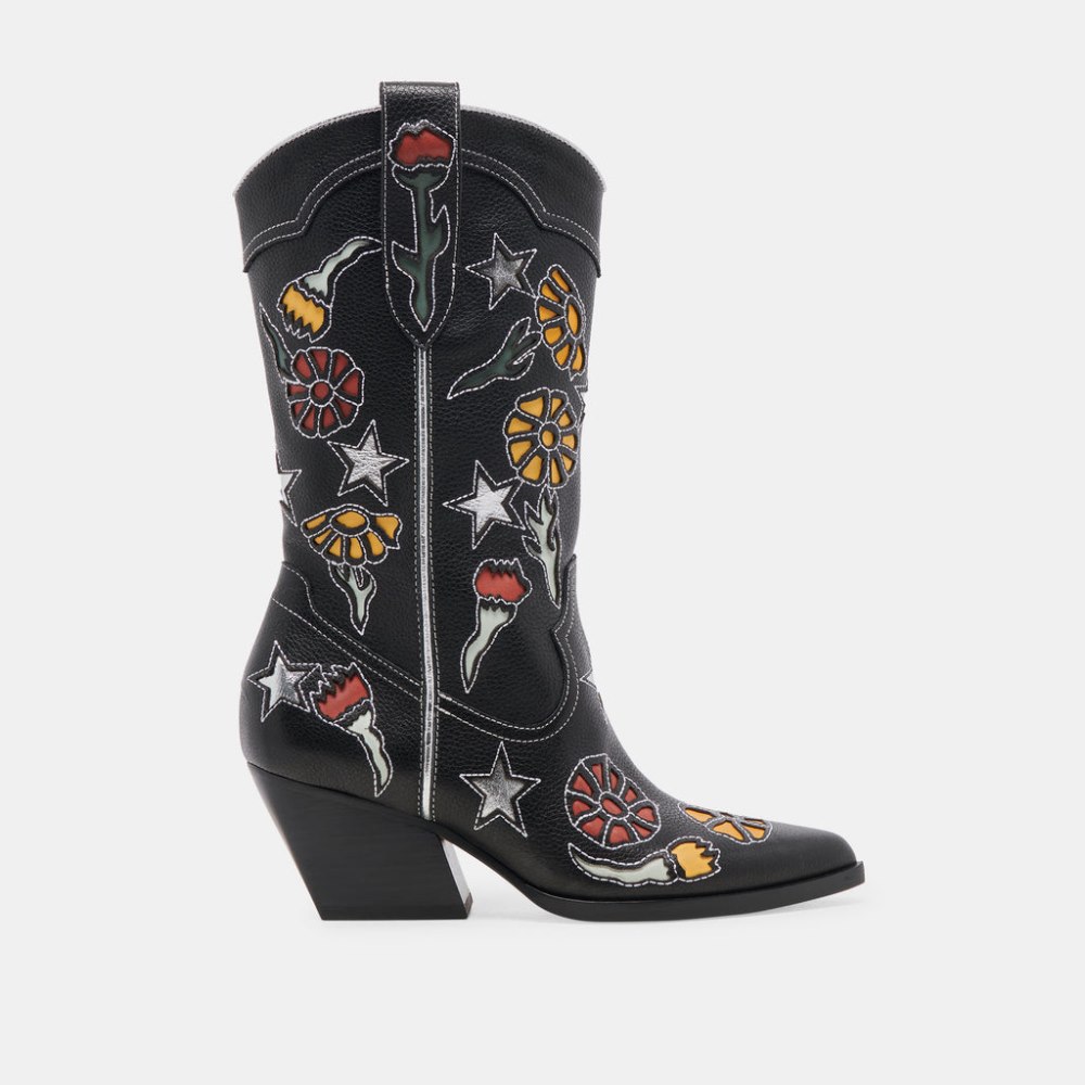 Dolce Vita Lassie Boots Black Multi Leather