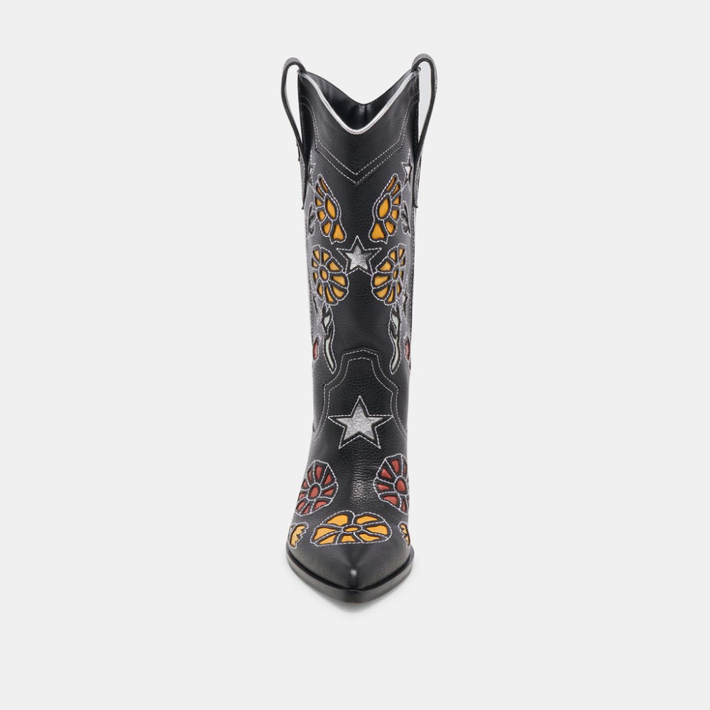 Dolce Vita Lassie Boots Black Multi Leather