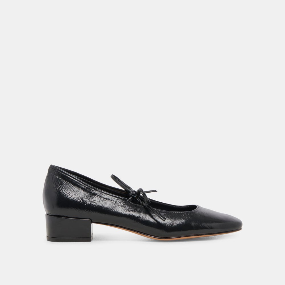 Dolce Vita Ardien Heels Midnight Crinkle Patent