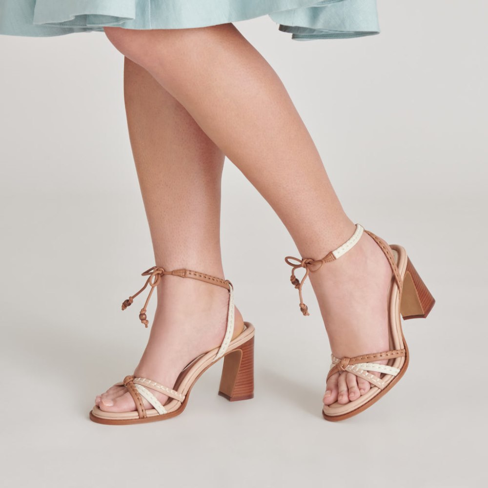 Dolce Vita Gazele Heels Tan Multi Leather