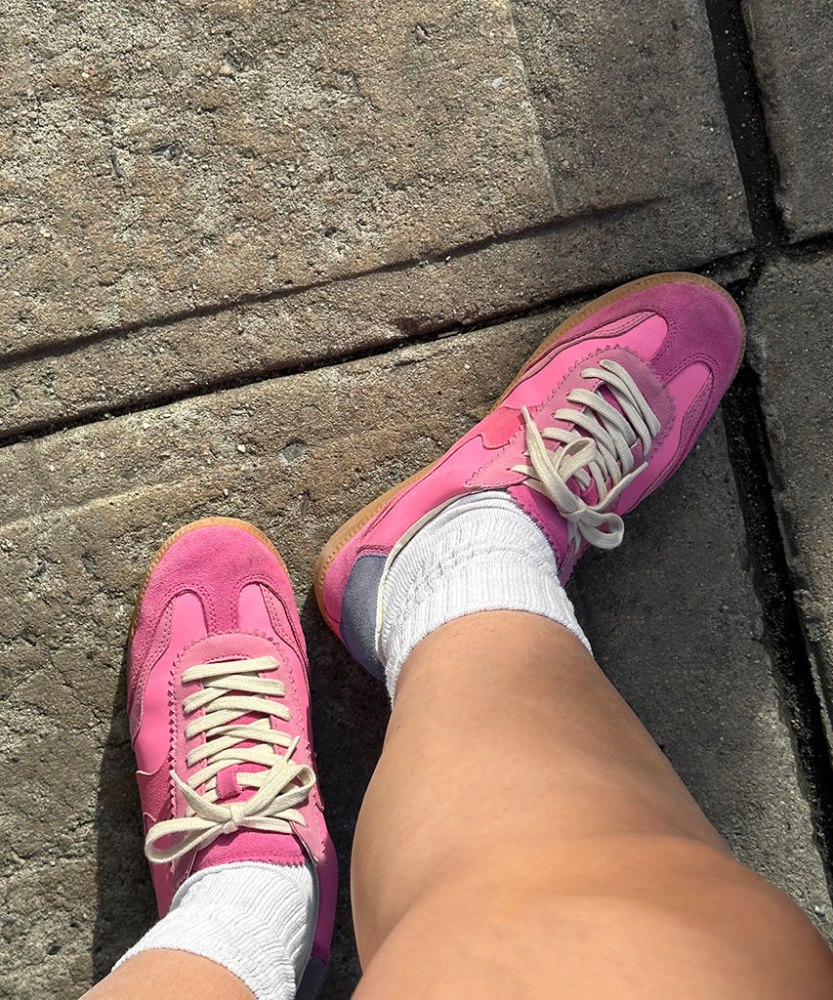 Dolce Vita Notice Sneakers Pink Suede