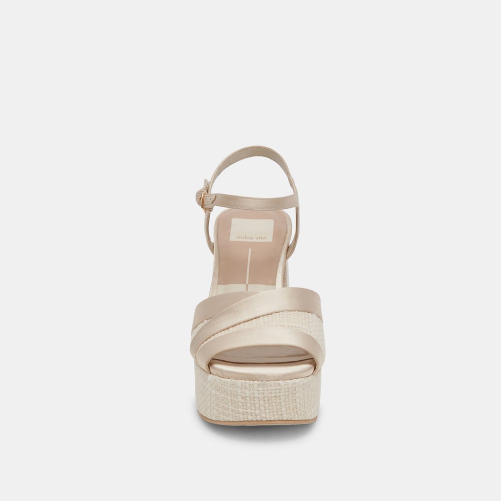 Dolce Vita Baily Heels Cream Satin