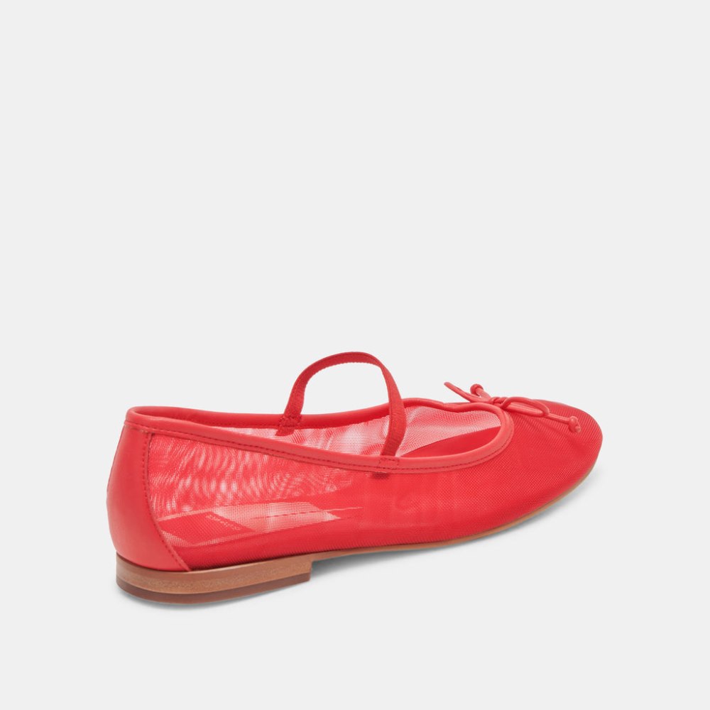 Dolce Vita Cadel Ballet Flats Red Mesh
