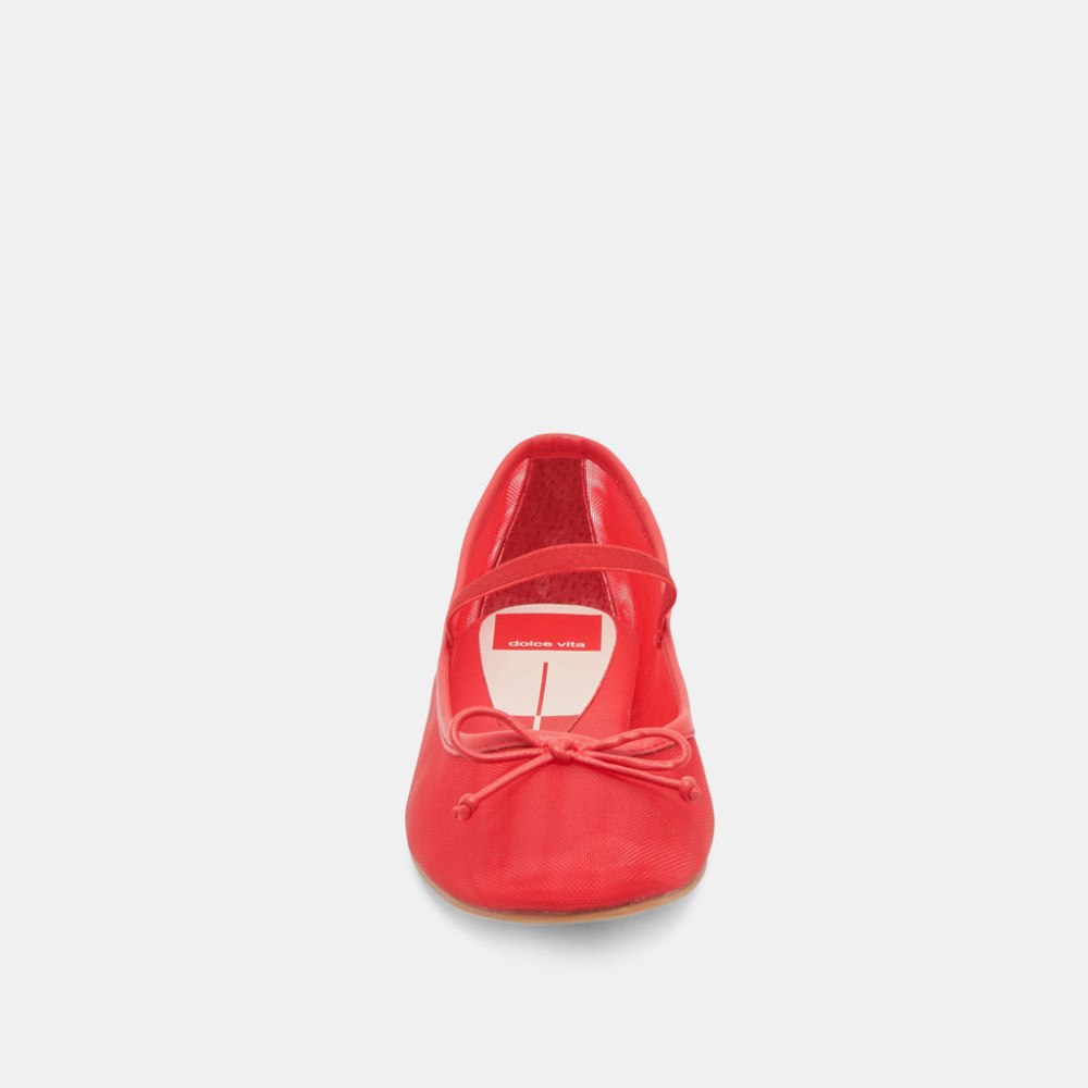 Dolce Vita Cadel Ballet Flats Red Mesh