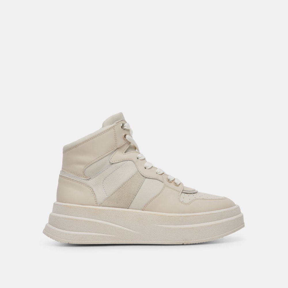 Dolce Vita Brax Sneaker Ivory Leather