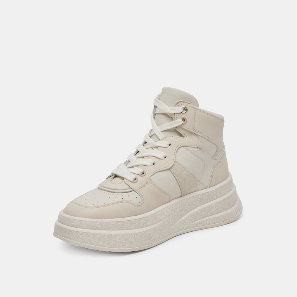 Dolce Vita Brax Sneaker Ivory Leather