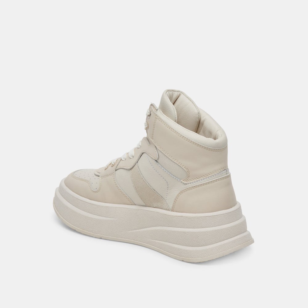 Dolce Vita Brax Sneaker Ivory Leather
