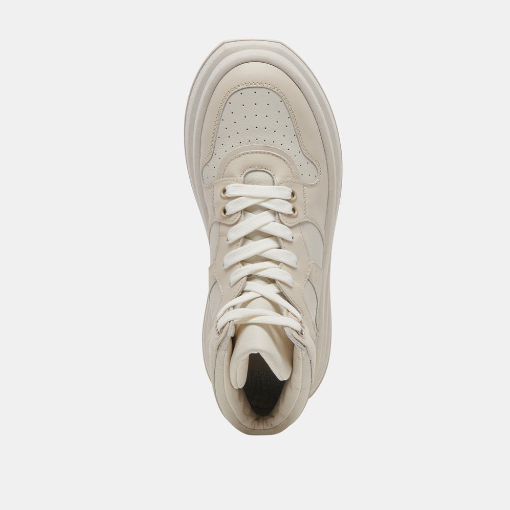 Dolce Vita Brax Sneaker Ivory Leather