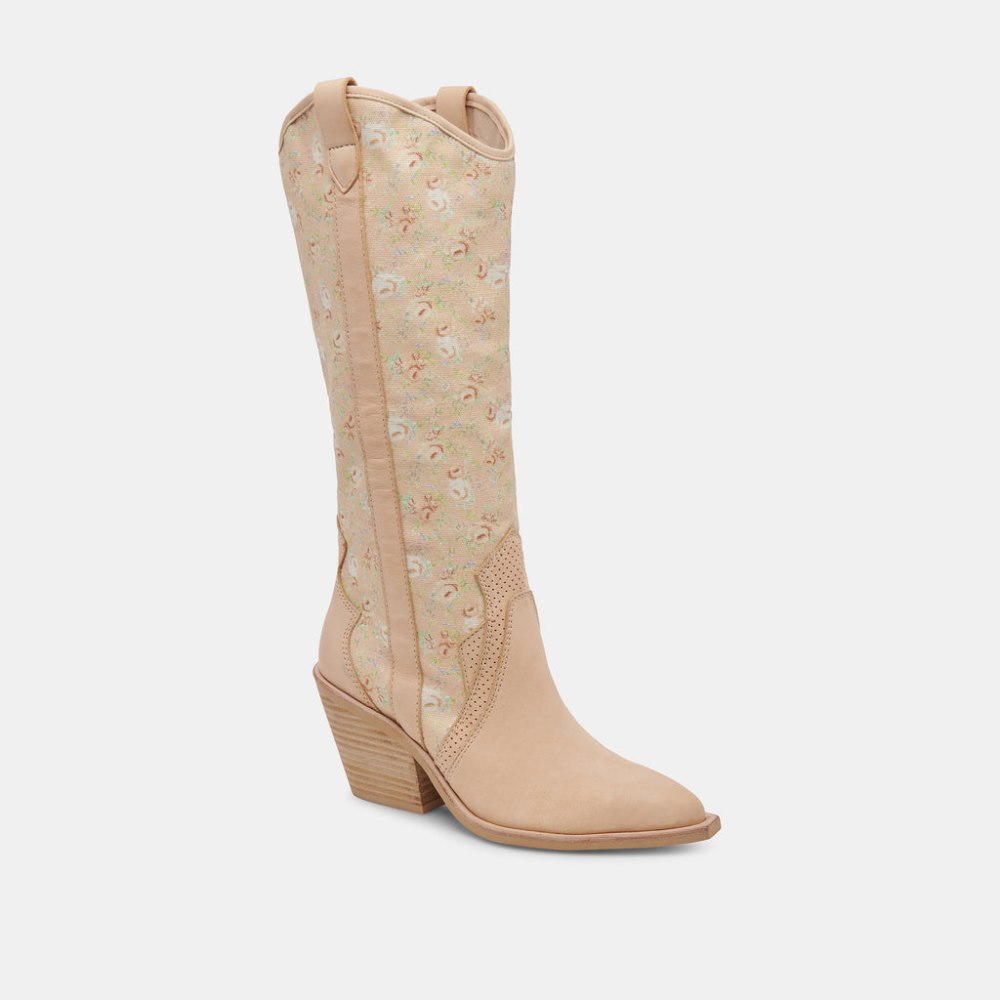 Dolce Vita Navene Boots Rose Multi Nubuck
