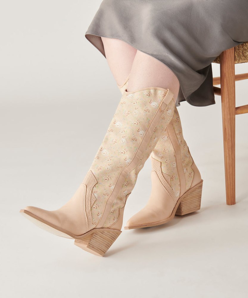 Dolce Vita Navene Boots Rose Multi Nubuck