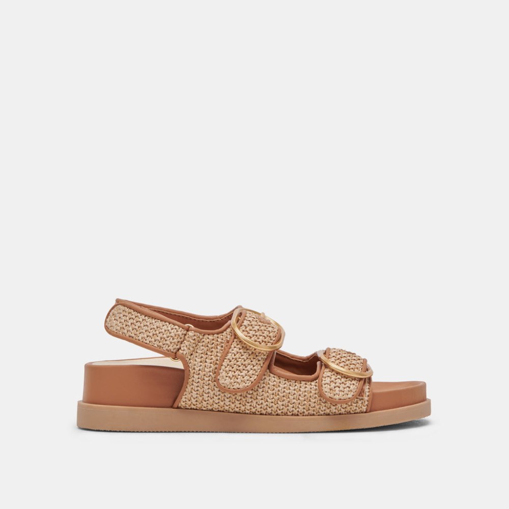 Dolce Vita Starla Sandals Tan Multi Woven