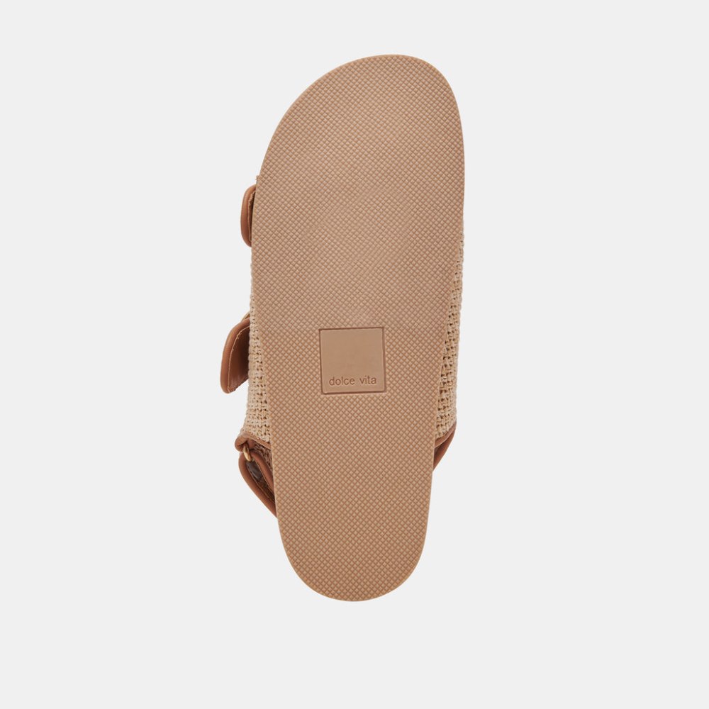 Dolce Vita Starla Sandals Tan Multi Woven