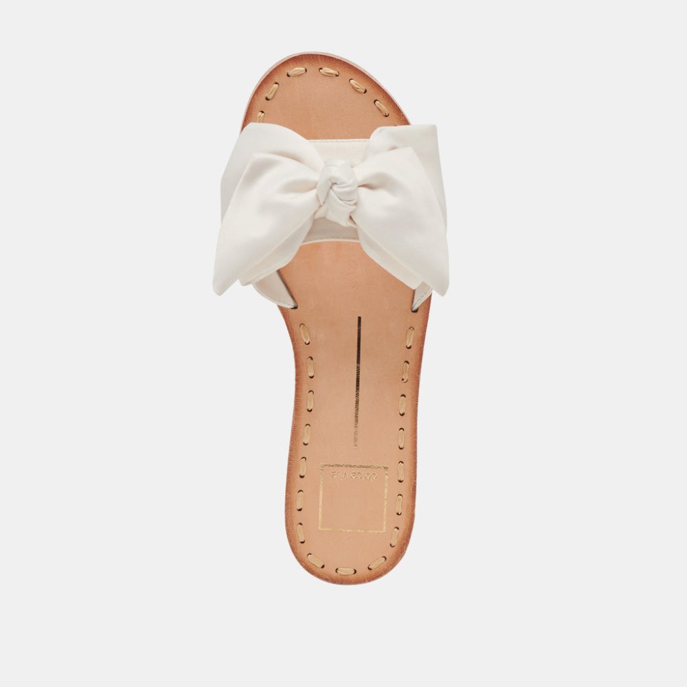 Dolce Vita Darsey Sandals White Satin