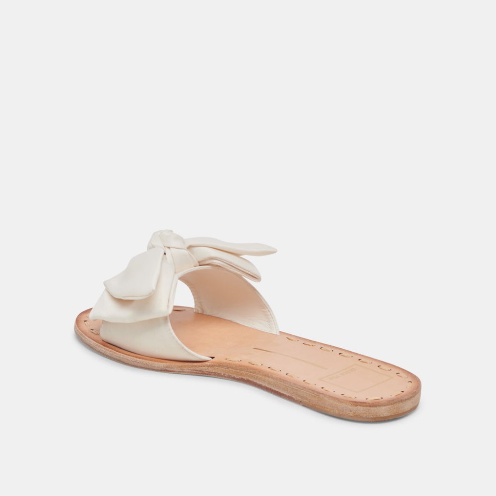 Dolce Vita Darsey Sandals White Satin