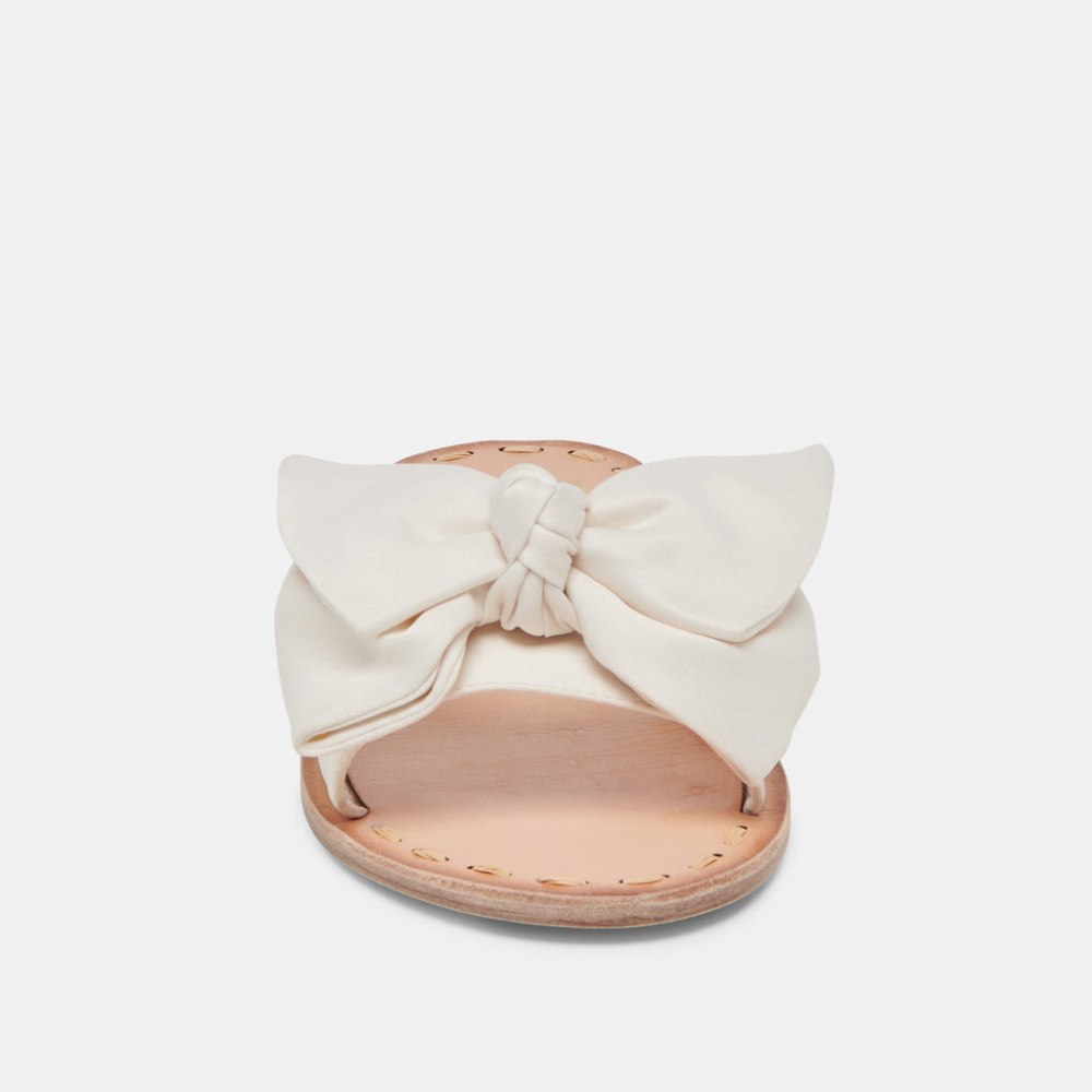 Dolce Vita Darsey Sandals White Satin