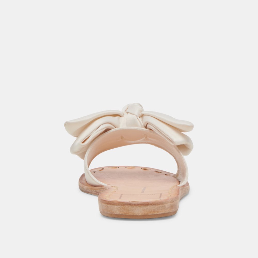 Dolce Vita Darsey Sandals White Satin