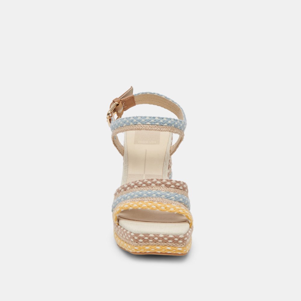 Dolce Vita Arnela Heels Citrus Multi Woven
