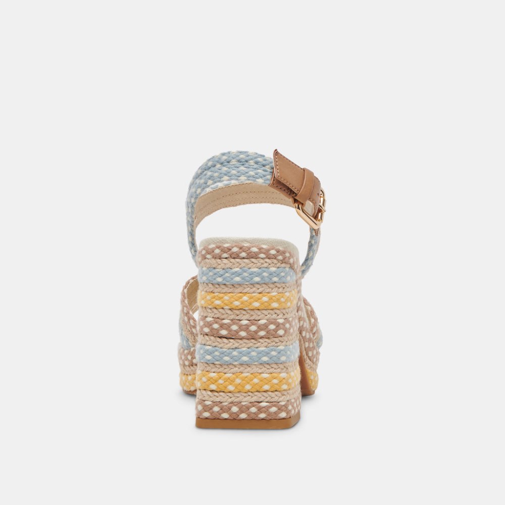 Dolce Vita Arnela Heels Citrus Multi Woven