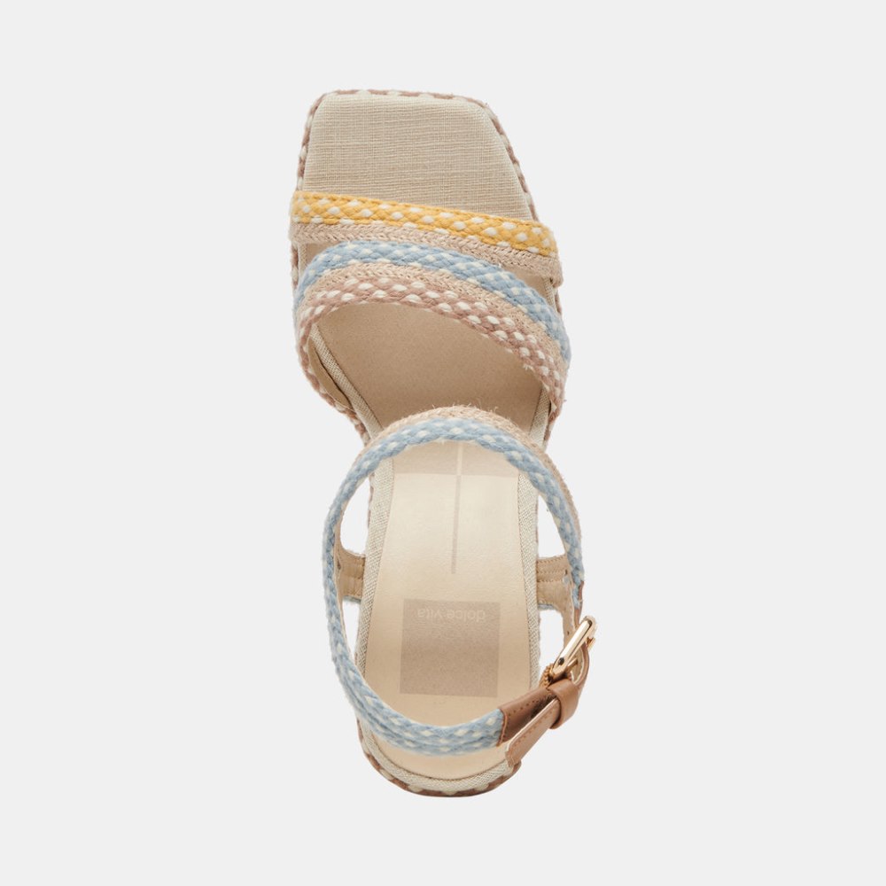 Dolce Vita Arnela Heels Citrus Multi Woven
