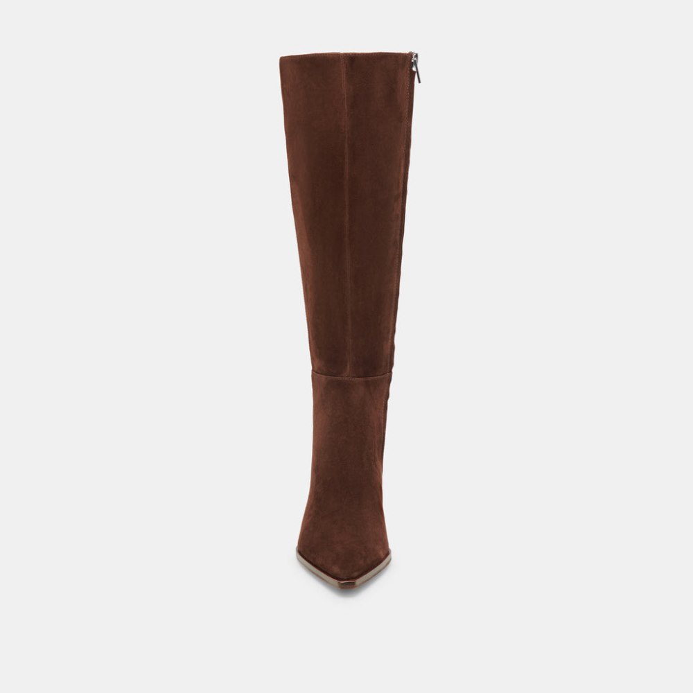 Dolce Vita Auggie Boots Dk Brown Suede