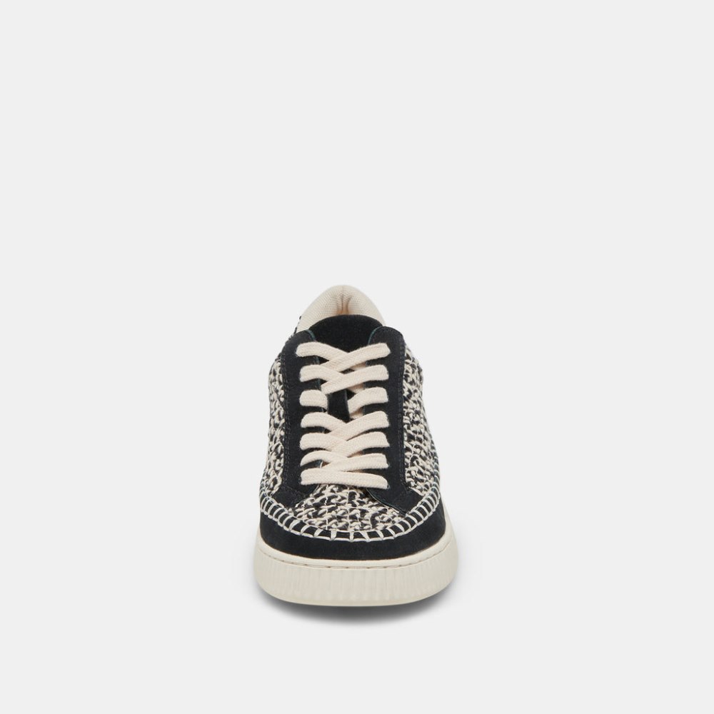 Dolce Vita Nicona Sneakers White Black Knit